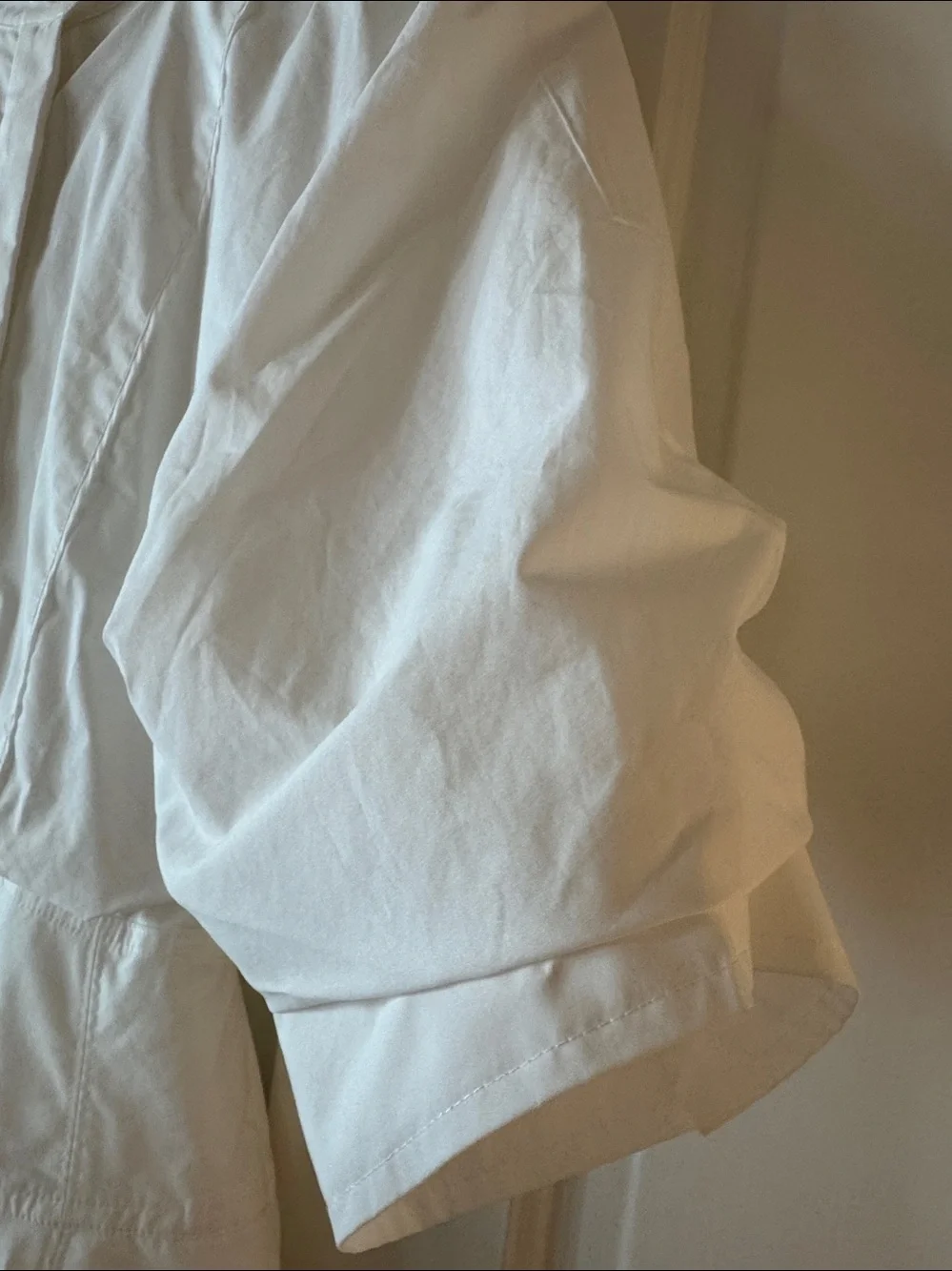 Jonathan Simkhai Effie White Bubble Mini Dress- NWT
